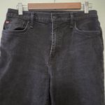 Hudson  Noa High Rise Crop Straight Leg Jeans Valerie Val Black Size 30 Photo 1