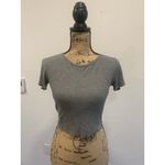 destined (F-173) Womens Crop Top Size M Gray Color Photo 1