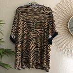 Animal leopard cheetah tiger print pyjamas top sleep shirt short sleeve Multi Size 4X Photo 3