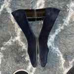 Aquatalia  Italian Black Suede Low Heels Photo 2