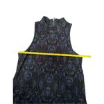 Free People  Amelia Knit Dress Blue Green Combo Size L Photo 7