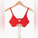 Robin Piccone Soliel Tie Front Bikini Top, Small, $118 Photo 2