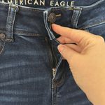 American Eagle Outfitters Artist Cropped Jean Dark Wash Stretch Jeans Size 6 Photo 5