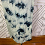 ZARA The Batik Tie Dye Midi Slip Skirt in Green Blue Size US XS Photo 4