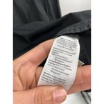 Madewell Black Poplin Tie Front V-Neck Short Sleeve Mini Dress Size 8 Photo 13