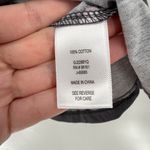 Gypsies & Moondust NWT  Gray Floral Flutter Sleeve Tee Women's Size Medium Photo 4