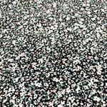 Loft NWT size small mini floral print black white 3/4 sleeve bell sleeve blouse Photo 4