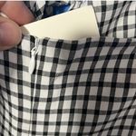 J.ING Emmie Gingham Mini Dress Black & White NWT Size Small Photo 3