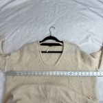 Free People Cream Alpaca Blend Oversized Sweater Photo 4