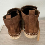 Vince Ronan Suede Slip On Espadrille Shoes Chukka Booties Luxe Brown Size 6 Photo 4