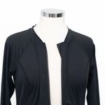 Sea Level Swim. Zip Long Sleeve Rashguard Top. Black Size 10 Photo 7