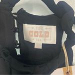 Stone Cold Fox  Revolve ruffle‎ halter black swing dress LBD size medium large Photo 5