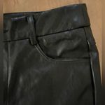 SheIn Leather Jeans Pants Black Size PETITE XS Biker Goth Moto Photo 2