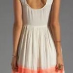 Free People  Alabaster Georgia Lace Neon Dress 4 Photo 1