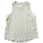 Lululemon Cotton-Blend Logo Training Tank Top Bone Size 12 Relax Fit Loose Photo 2