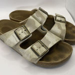 Birkenstock  Arizona Desert Sand Camo Sandals Size EU 37 US‎ W6 Narrow Photo 0