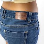 Paris Blues 90s Vintage Blue Stretch Jean Cut Off Shorts Photo 3