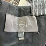 NWT THEIA 2 Metallic Striped Sheath Sleeveless Dress Photo 4