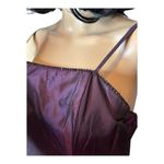 NWT Vintage Scott McClintock Bridesmaid Maxi dress glittering burgundy size 12 Photo 4