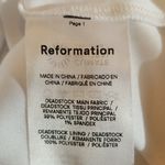 Reformation 💕💕 Dee Dress ~ Long Sleeve Mini Ivory Small S NWT Photo 13