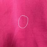 Chaus Sport Womens Shirt Small Linen Cotton Bold Beachy Lagenlook Coastal Dressy Pink Photo 10