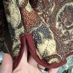 Silkland Petite 100% Silk Quilted Paisley Jacket Large Red Size undefined Photo 7