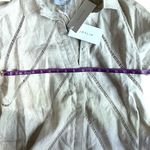 NWT JOSLIN SELENA LINEN MINI SHIRT Dress Size 4 100% Linen White Photo 7