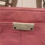 Coach  Large Hamilton Pink Pebbled Leather Tote Bag Photo 2