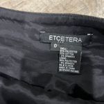 Etcetera  Black embroidered Skirt size 0 Photo 5