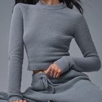 Alo Yoga Snuggle Up Sweater Long Sleeve Steel Grey XS Photo 0