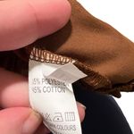 Sleeveless Vest Blouse Brown Ruffle XL Photo 10