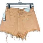 Abrand Jeans Urban Outfitters High Relaxed Frayed Hem Shorts in Peach Size 30‎ Pink Photo 10