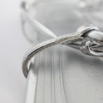 Azalea Wang Kaylin Silver Faux Vegan Leather Strappy Ankle Wrap Stiletto Heels Size 10 Photo 5