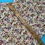 Old Navy floral ditzy print puff short sleeve smock waist tiered details size M Photo 9