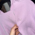 For Love & Lemons Josie Cropped hoodie sweatshirt victoria’s secret lavender Photo 7