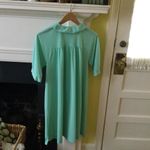 Vintage Lorraine Seafoam Green Short Sleeve Housecoat Robe Photo 5