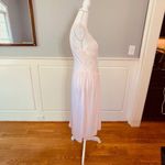 Victoria's Secret Vintage 80's Pink Bridal Lace & Mesh Nightgown Slip Small Photo 5