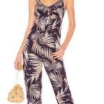 Tavik Swimwear Off Duty Tropical Print Pocket Jumpsuit, EUC, Small, MSRP $198 Purple Photo 0