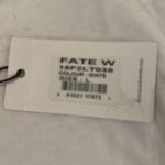 Eleven Paris Life is a Joke  White Tee with blue velvety letters Kate Is My Ex L Photo 1