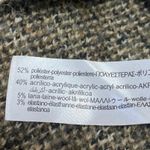 ZARA Brown Wool Zebra Animal Print Turtleneck Long Sleeve Knit Sweater Top Sz L Photo 3