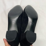 Nine West  Suede black 2” Heels with Gold Jewel Embellishment 11‎ New Photo 9