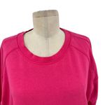 Sweaty Betty  After Class Crop Sweatshirt Bright Pink Size US 10 / Large‎ Photo 1