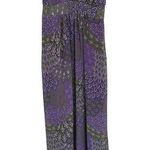 American Vintage Y2K Bohemian Purple Babydoll Maxi Dress Fairy Festival Summer Earth Girl Small Photo 0