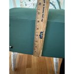 Dagne Dover  Signature Tote Womens Green Leather Laptop Padded Double Handles Zip Photo 7