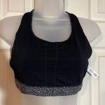 Athleta  Marbled Black Gray and White Racerback Sports Bra M Medium Photo 9