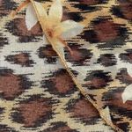 Hawaiian Tropical Floral Yellow Brown Swimming Cover Up One Size # 1010 Photo 5