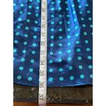 Gilligan & O'Malley Blue Polka Dot Night Gown Slip Adjustable Straps Lace Trim L Size L Photo 7
