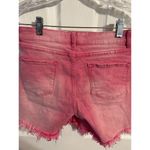 luvamia Crossover Waist Denim Shorts Size S Pink (Snow Wash) New With Tag Photo 4