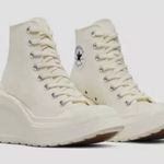 Converse NEW Chuck 70 De Luxe Wedge Platform Heel Boots White A06479C SZ-6 Photo 0