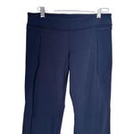 Lululemon Women's Sz 8 Dark Blue Low Rise Straight Cropped Yoga Pants Athleisure Photo 1